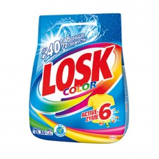 Losk 'Active-Zyme' სარეცხი ფხვნილი ფერადი ქსოვილისთვის 1.35 კგ (ლოსკი)