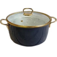 ემალის ქვაბი შუშის თავსახურით ARSHIA EN128-2928 (20სმ, 2.9L) 31029