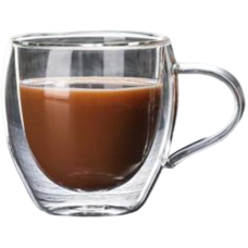 ორმაგი მინის ჭიქა DONGFANG AL-MH-183 21850 (150 მლ)