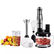 ხელის ბლენდერის ნაკრები (ჩოფერი, ბლენდერი, მიქსერი, სლაისერი, საზომი ჭიქა) SOKANY SM-5011-8 (700 W, 700 ML)