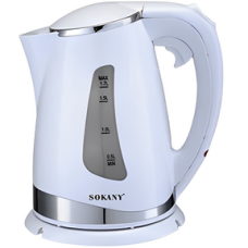 ელექტრო ჩაიდანი SOKANY SK-0503 (1.7 L, 2150 W)