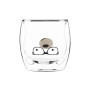 ჭიქების ნაკრები Ardesto AR2625GAS 250ml, 2 pcs Double Wall Borosilicate Glass Mug Set Animals