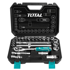 თავაკების ნაკრები, 1/2", 25 ნაჭრ	THT121251