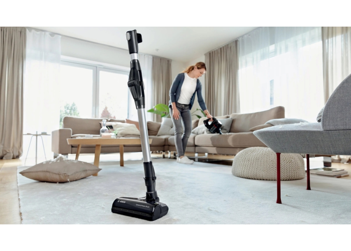 მტვერსასრუტი BOSCH Rechargeable vacuum cleaner Unlimited 7 White BCS711XXL
