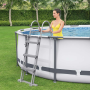 Bestway 56950 - Steel Pro Max with Filter Pump and ladder კარკასული აუზი კარტრიჯული ფილტრით, კიბით და ტენტით