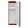 მაცივარი VESTEL RS455 RETRO BORDO (ნახევრად მშრალი, 310 L, 242 L, 63 L)