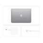 ნოუთბუქი APPLE MACBOOK AIR 13" M1 8GB 256 GB Space Grey MGN63RU