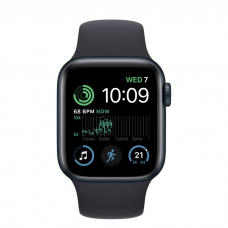 Apple Watch SE 2 GPS 40mm Midnight Aluminium Case with Midnight Sport Band Regular